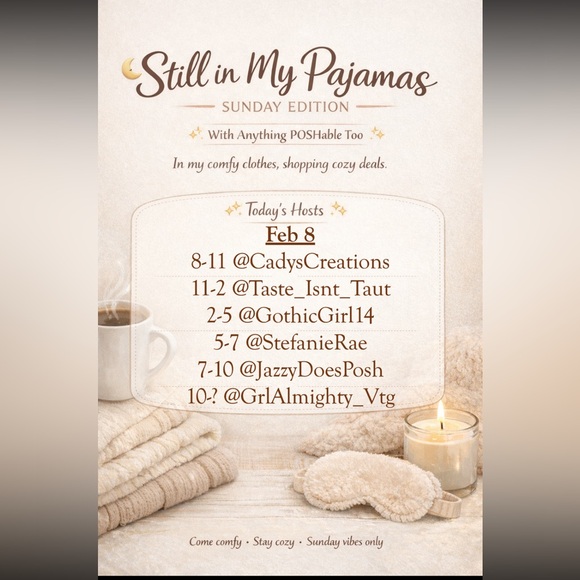 The Creme Shop Other - taste_isnt_taut is live! Still in my PJs share show w/ Anything Poshable